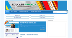 Desktop Screenshot of educaterwanda.org